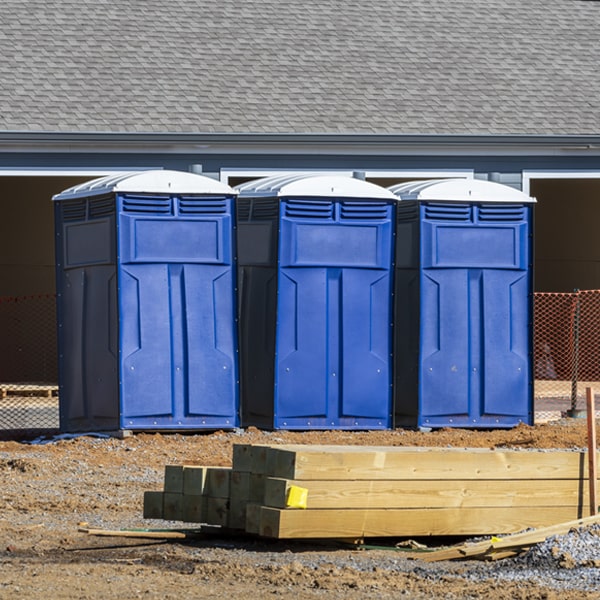 how often are the porta potties cleaned and serviced during a rental period in Ringwood New Jersey